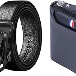 PU Leather Belt & Wallet Combo For Men & Boy's Belt For Men. Unique Gift Ideas for Men & Boy's-45