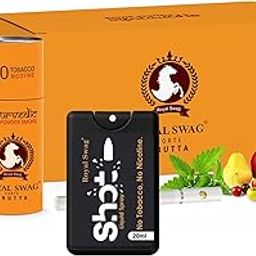 ROYAL SWAG Ayurvedic & Herbal Cigarette, Frutta Flavour Smoke for Nicotine Free & Tobacco Free Cigarettes with Shot - (50 Sticks, Shot -1)-image-48
