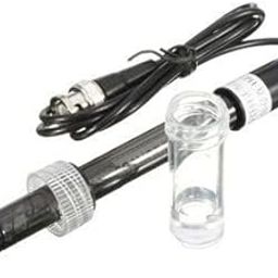 LABART 0-14 pH Electrode Probe BNC Connector, 100 cm Cable for pH Meter Monitor Controller Test Sensor, Replacement Kit for Aquarium Hydroponics Plant Pool Spa (1M Long Cable)-0