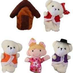 ATORSE Toy 4x5pcs/Set Goldilocks and Three Bears Finger Puppets Nursery Rhyme/Fairy Tale-Baby-Toys for Baby-Developmental Baby Toys-image-28