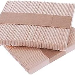 HOUSE HATCH Wood Ice Cream Sticks Popsicle Sticks and Spoon, Beige, 50 Pcs Packet (2 Packets)-18