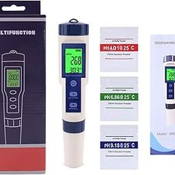 CHENZILIN 5 in 1 Water Monitors Analyzers Water Tester Digital Meter/Temp 0-14PH Measuring Ranges with Backlit-image-89