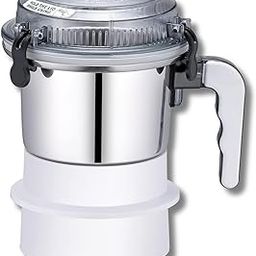 KAUS Kitchen - Sujata Mixer Grinder compatible Chutney Grinder attachment with lid locks, 2024 Model - 400 ML - Fits 900w Sujata mixi Powermatic, Supermix and Dynamix, 900 Watts-1
