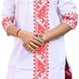 Pure Cotton Jamdani Stylish Kurta for Men-image-21