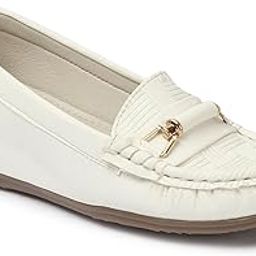 Women Comfortable and Stylish Flat Square Toe Slip On Fashion Loafer Shoes for Daily,Office, Casual and Formal Use-image-27