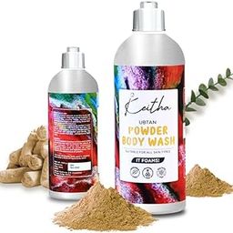 Keitha Ubtan Powder Body Wash for Unisex with Red Lentils, Haldi & Camphor | Natural Tan Removal & Skin Brightening | Ayurvedic Bath Powder for Glowing Skin | Unisex | 100 g-image-30