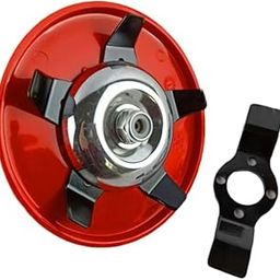 Replacement Trimmer Blade Hurbicide Set with Shield For Brush Cutter, 5-Point Star Design, Metal Construction, Black and Red-picture-21