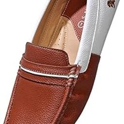 Color Block Loafers for Men | Comfortable, Lightweight PU Faux Leather Upper & Flexible EVA Sole-image-82