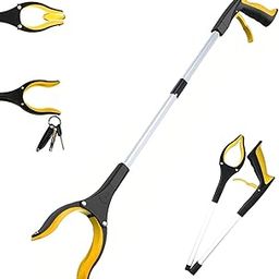 HASTHIP® 32.6'' Convenient Grabber Reacher Tool with Megnet - Foldable Pickup Tool - Garbage Trash Picker for Litter - 80CM Claw Foldable Extender Gripper Tool - Pick Up Assistive Device for Elderly-5