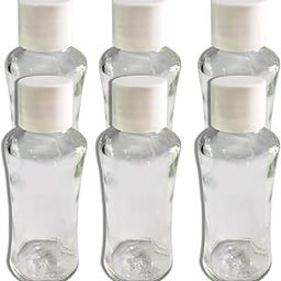 ShopHomeo® 30ml Glass Bottle with Plug And Cap for Essential Oils, Fragrances, Perfumes, DIY skin care (Pack of 6)-26