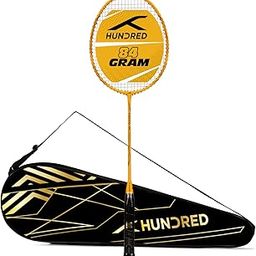 Hundred Powertek 900 Series Full Graphite Badminton Racket with Full Cover (Weight : 4U)-image-9