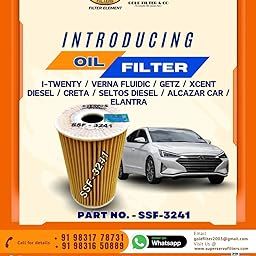 SUPER SERVO FILTERS SSF-3241 OIL FILTER I-TWENTY/VERNA FLUIDIC/GETZ/XCENT DIESEL/CRETA/SELTOS DIESEL-image-19