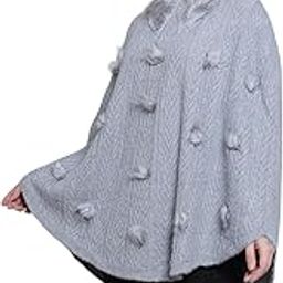 Women's Winter wear Woollen Latest Designed Poncho Shrug Capes-picture-33