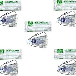 Agarwals Urometer Urine Collecting Bag with Measured Volume Chamber (2000ML) - (Pack of 5)-image-28