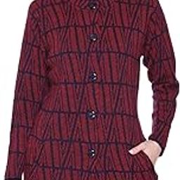 Acro Woolen Long Stylish Sweater Round Neck Full Sleeve Woolen Long Coat Winter for Women Girls-image-92