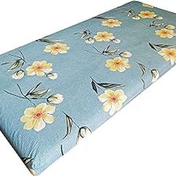GRINAF Cotton 3X6.5 Feet (36*78 Inch) Mattress Cover / Protector For Single Bed 5 Inch Thickness With Zip- 220Tc, Multicolor-image-37
