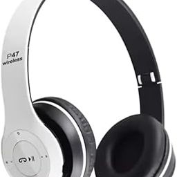 icall P47 Gaming Bluetooth Wireless Headphones Over Ear with Mic (White)-image-47