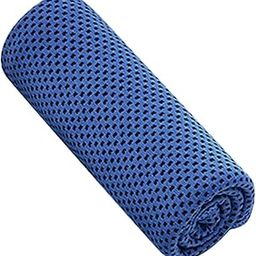 SECRET DESIRE Cooling Towel 12'X40' Sweat Absorbing Gym Towel for Fitness Workout Football Dark Blue-image-16