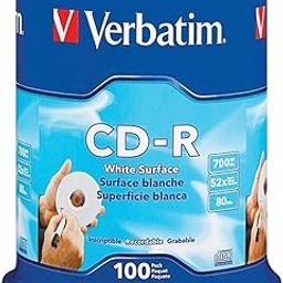 Verbatim 100 x CD-R - 700 MB 52x - White - Spindle-image-55