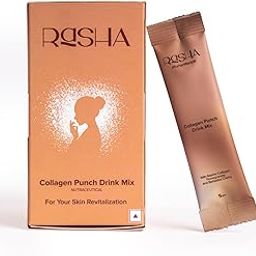 Rasha Collagen Punch Drink Mix – Collagen Supplement for Women, Easy-to-Carry 20 Sachets with Marine Collagen, Pomegranate & Barbados Cherry for Glowy, Wrinkle-Free, Hydrated Skin Revitalization-image-17