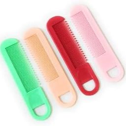 QKYPZO New Born Baby Comb Pack of 4 Soft Hair Brush | Multicolour-image-24