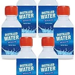 WATER CLINIC: CARE FOR WATER CARE FOR LIFE Ultra Pure Salt Free Distilled Water | With Zero TDS | For Battery, Inverter, Medical Equipment's | 100ml Cap Bottle (Pack of 6)-image-37