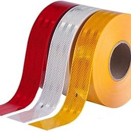 Vadda High Intensity Reflective Multi Colour Tape 45mm X 5Meter (2Inchx5 Meter Each Color)-image-7