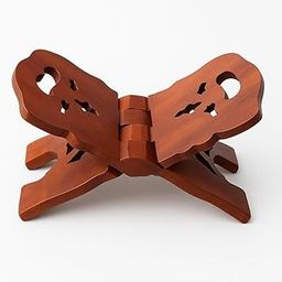 Wood Holy Book Stand (10 inch, Brown)-image-9