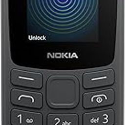 Nokia 110 with Built-in UPI App and Scan & Pay Feature, MP3 Player, Rear Camera, Long-Lasting Battery, and Voice Recorder | Charcoal-0