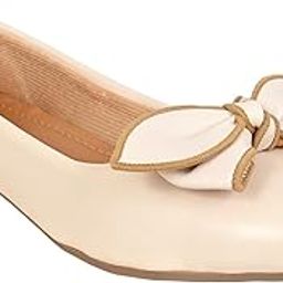 Women's Pointed Toe Ballerina Flats | Elegant Flat Belly Shoes with Bow | Comfortable Stylish Flats for Women | Casual Office Footwear-picture-25