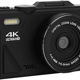 Digital Camera, 18X Zoom Anti Shake 64MP and UHD 4K Camera with 256GB Memory Card 3 Inch Screen for Boys Girls Kids (Black)-4