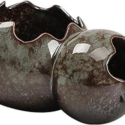 MYADDICTION Gourd Shaped Circulating Fountain Jar with Water Pipe Flowing Water Ornament Style C-image-52