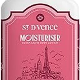 ST. D'VENCE All Seasons Original Moisturizer Body Lotion for Summer with Almond Oil & Aloe Vera | Non Sticky & Ultra Light Body Moisturiser | Moisturizer Cream for Women & Men - 300ml-picture-21