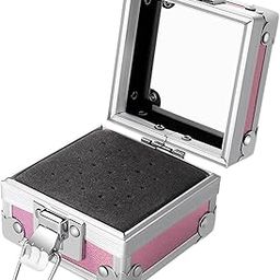 LOSA 25 Holes Nail Drill Bits Holder Professional Accs for Household Beauty Pink-image-88