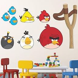 Wallstick Angry Birds wallstickers (Vinyl 85 cm x 55 cm)-image-51