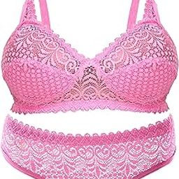 Women's Lace Lingerie Set for Honymoon, Bridal, Push-up Bra Panty Set and Swimwear-picture-18