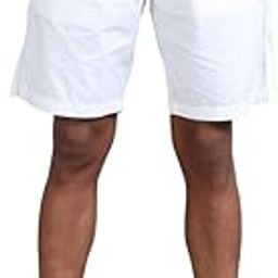 Men's White Regular Fit 100% Cotton Peached Poplin Casual Shorts | Solid Plain Design with 3 Pockets & Button Closure-picture-13
