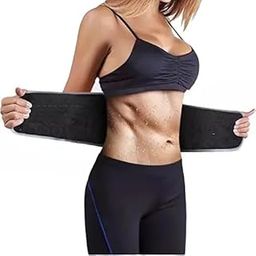 weight lose belt fat lose belt pet kam karne ki belt patla hone ka belt sweat slim belt hot belt yoga belt,GYM BLET exercise belt tummy trimmer belt for men & women (Free size, Pack of 1) (PE-026)-image-83