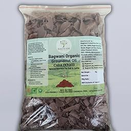 Bagwani Cold Pressed Groundnut oil cake fertilizer for Healthy plants, Soils & Cattle Feed, 100% Pure Groundnut khali For Terrace & Home gardening - A Complete Natural Plant Food 2KG-image-26