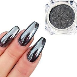 MEILINDS Nail Art Chrome Black Mirror Powder Shiny Ultra Thin Dazzling Pigment Dust Nail Glitter Metal Decor 1g/Bottle-picture-48
