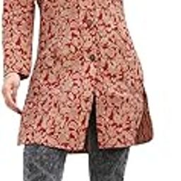 Cotton Printed and quilted Women & Girls Long Jacket-image-55