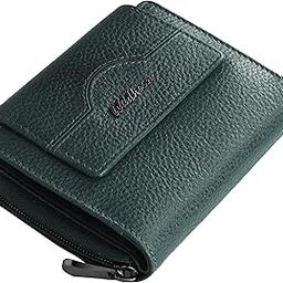 Women's Genuine Leather Wallet – Stylish Design with RFID Protection – 14 Card Slots, 3 ID Windows, and Secure Button Closure – Perfect for Everyday Use and Organizing Cash & Cards-picture-25