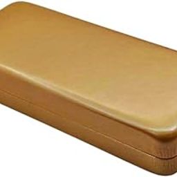 Sunglasses case for spectacles Pack of 1 | White Shiny EyeGlasses Case Pouch | Hard Shell Box With Hing lock | Sunglass goggle Cover For Men Women | Daily Use Travel Portable-2