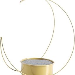 UJEAVETTE Flower Basket Decoration Modern Iron Art Flower Stand for Party Dorm Kitchen Moon with Foam-image-65