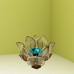 CraftVatika Metal Lotus Tealight Candle Holder, Lotus Flower Shape Golden Candle Tealight Holder, Diwali Decoration for Home House, Christmas Decorations, Return Gift Items for House Warming Ceremony-image-92