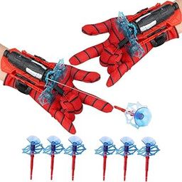 GEMIX Spider Web Shooters Toy for Kids Fans, Cosplay Launcher Bracers Accessories, Hero Launcher Wrist Toy Set, Sticky Wall Soft Bomb Funny Children's Educational Toy (Pack of 2)-image-50