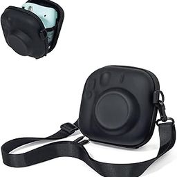 Hard EVA Storage Case Widely Compatible with Fuji-Film Instant Insta-x Mini 12/11/9/8/7+/40, Instant Camera Protective Carrying Case with Adjustable Strap - Black-image-72
