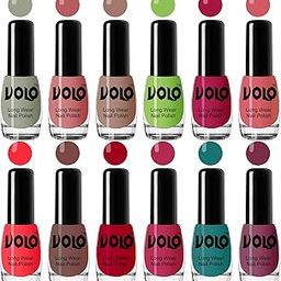 Volo Boss of Gloss Nail Polishes Set of 12 Pcs Infinite Collection(Nude, Pink, Nude, Green, Magenta, Peach, Red, Nude, Red, Pink, Green, Pink) 60 ML-90