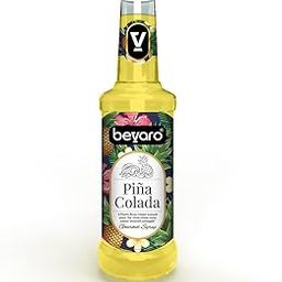 Bevaro Pina Colada Syrup -300 ml | Made with Coconut Milk | Premium Gourmet Syrup for Cocktails, Mocktails, Mixers, Juices & Other Beverages | Ideal for Tropical Drinks & Desserts-image-83