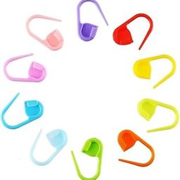 Sudheeka™ - Locking Stitch Markers, Knitting Crochet Locking Stitch Markers Knitting Stitch Counter Crochet Stitch Needle Clip (25)-image-47